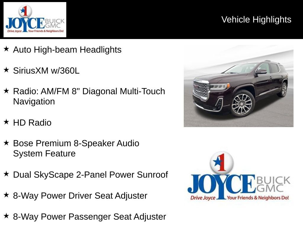 Certified 2021 GMC Acadia Denali w/ Denali Ultimate Package AWD/4WD image 12