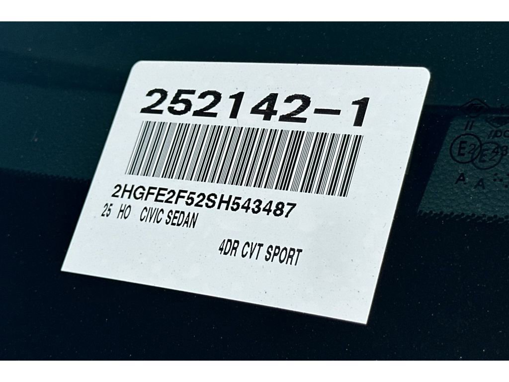 Certified 2025 Honda Civic Sport image 54