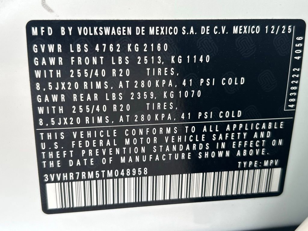 New 2026 Volkswagen Tiguan SE R-Line image 64