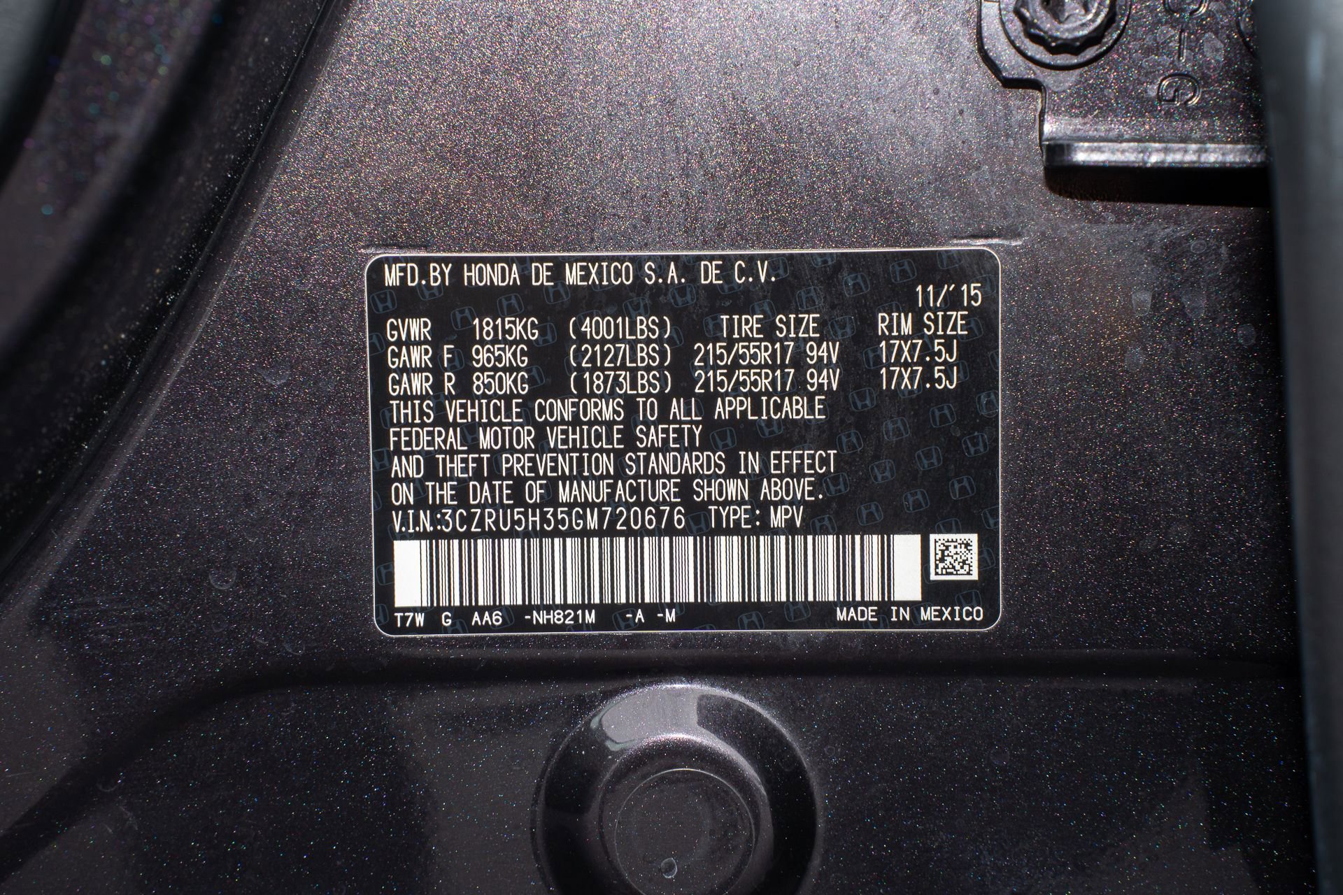 Used 2016 Honda HR-V LX image 35