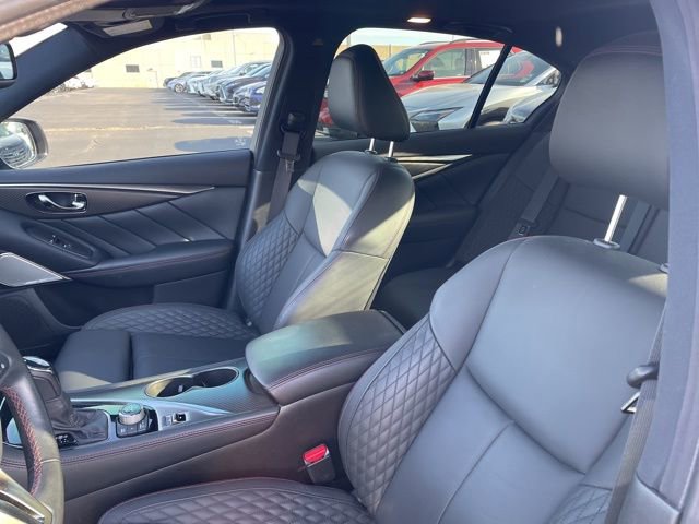 Used 2021 INFINITI Q50 Red Sport 400 w/ Carbon Fiber Package image 5