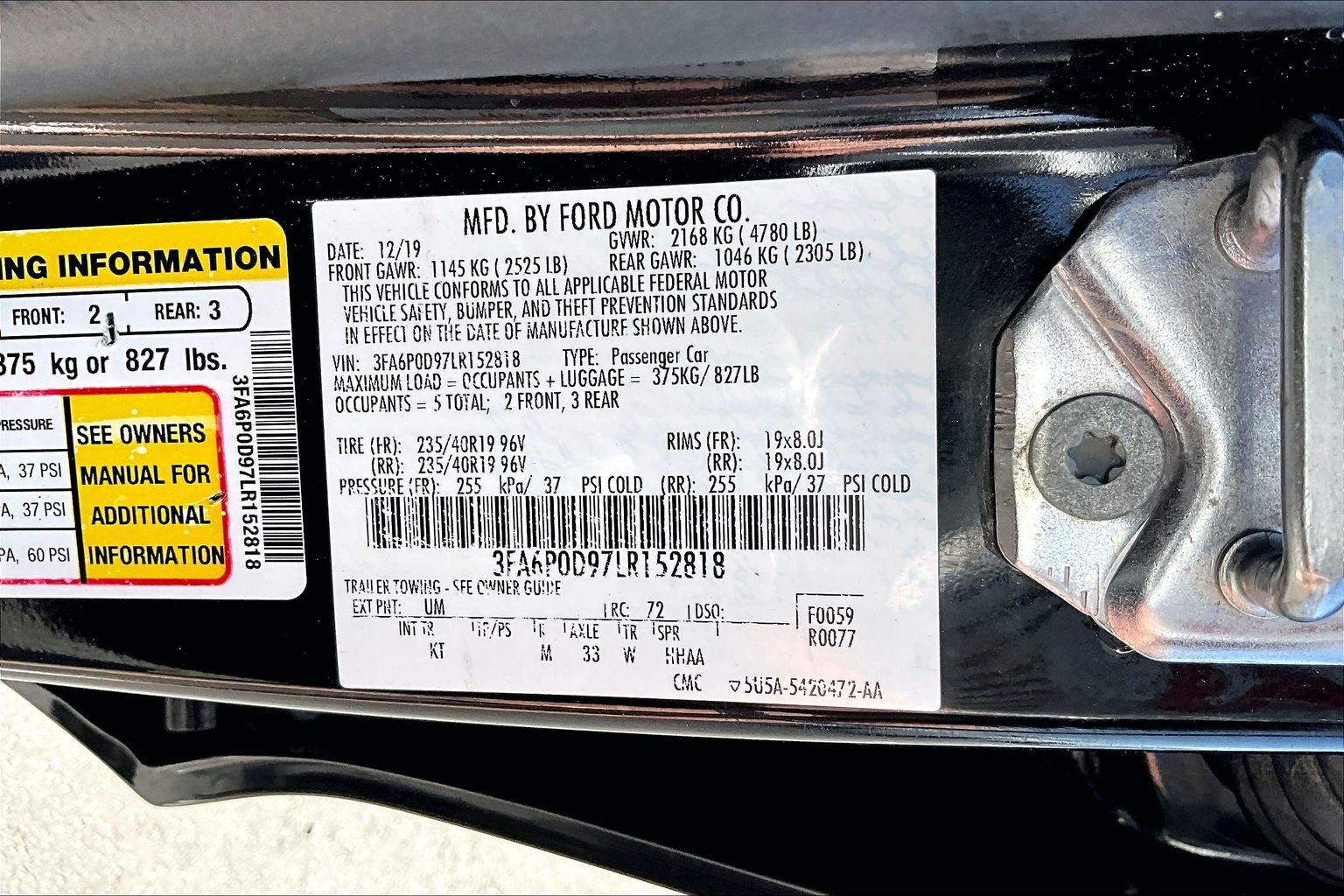 Used 2020 Ford Fusion Titanium AWD/4WD image 30