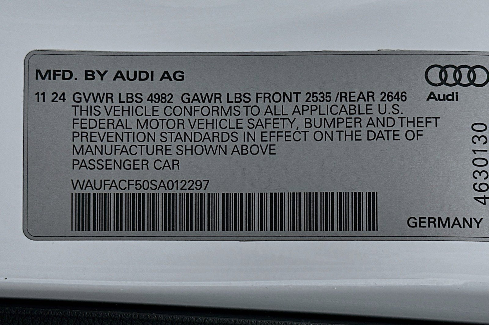 Used 2025 Audi A5 2.0T Premium Plus w/ Premium Plus image 24