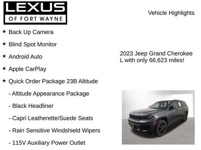 Used 2023 Jeep Grand Cherokee L Laredo AWD/4WD image 8
