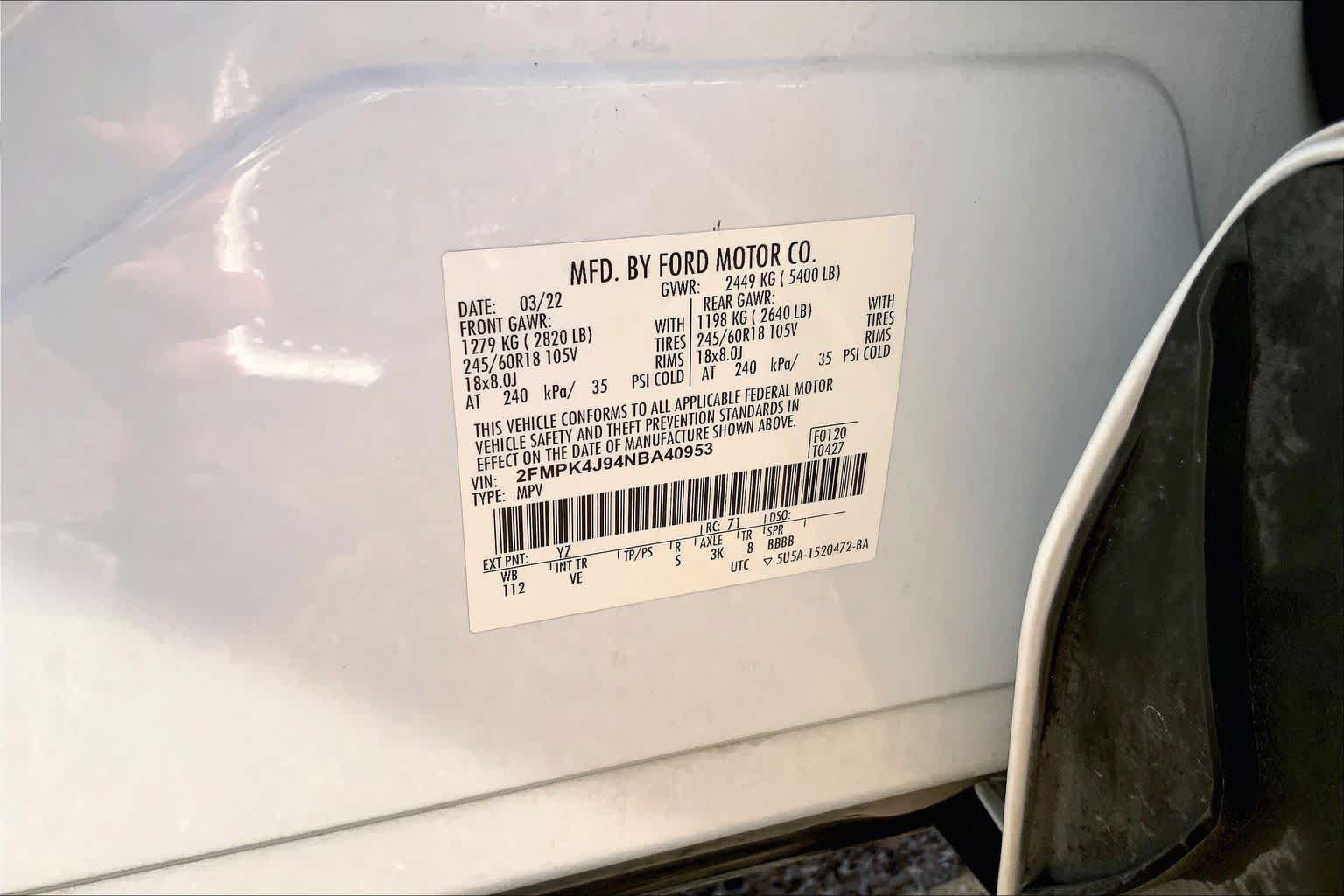 Used 2022 Ford Edge SEL AWD/4WD image 35