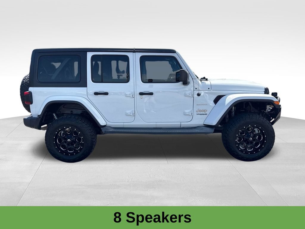 Used 2018 Jeep Wrangler Unlimited Sahara w/ LED Lighting Group AWD/4WD image 9