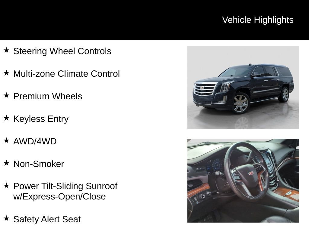 Used 2019 Cadillac Escalade ESV Luxury image 26