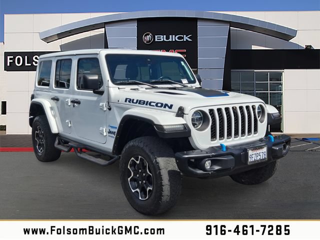 Used 2021 Jeep Wrangler Unlimited Rubicon 4xe w/ Steel Bumper Group AWD/4WD image 1