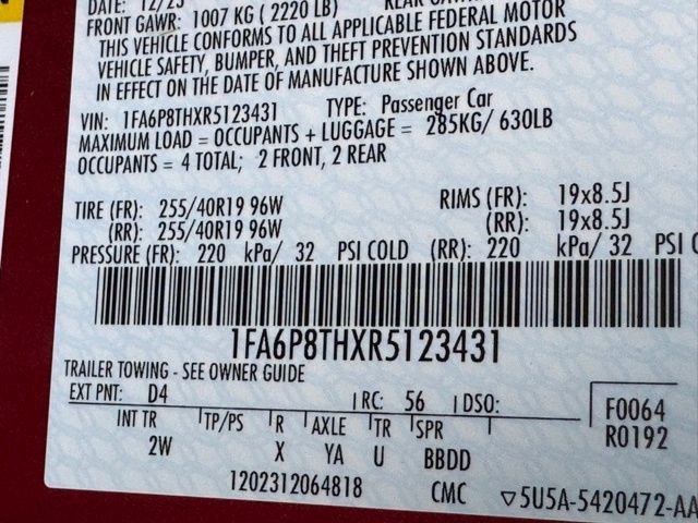 Certified 2024 Ford Mustang Coupe image 30