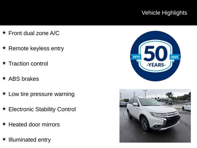 Used 2016 Mitsubishi Outlander SEL AWD/4WD image 5