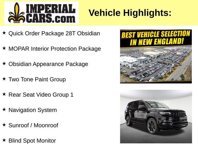 Used 2025 Jeep Grand Wagoneer Series III w/ Rear Seat Video Group 1 AWD/4WD image 3