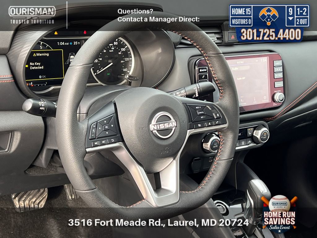 New 2025 Nissan Versa SR w/ Trunk Package FWD image 9