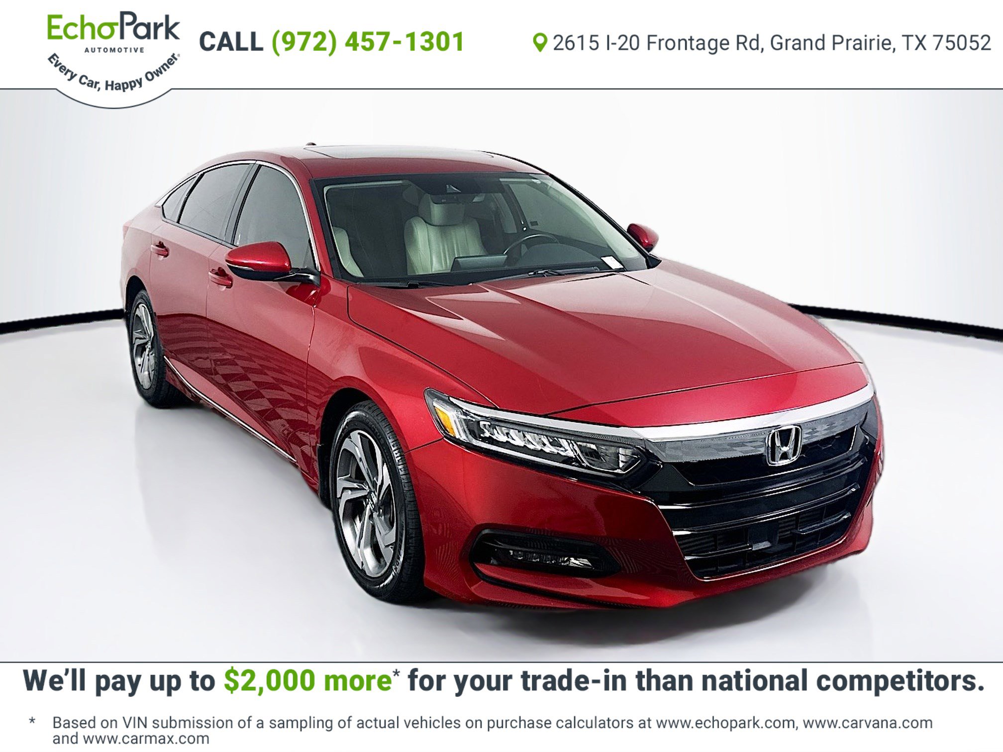 Used 2020 Honda Accord EX-L