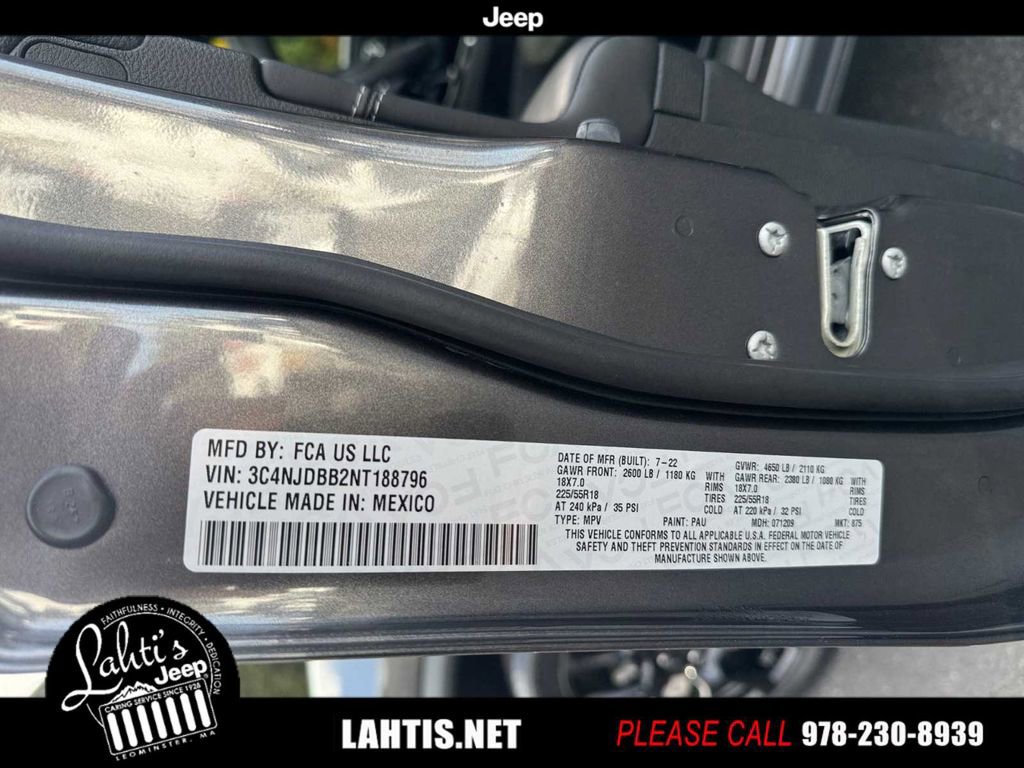 Certified 2022 Jeep Compass Altitude image 23