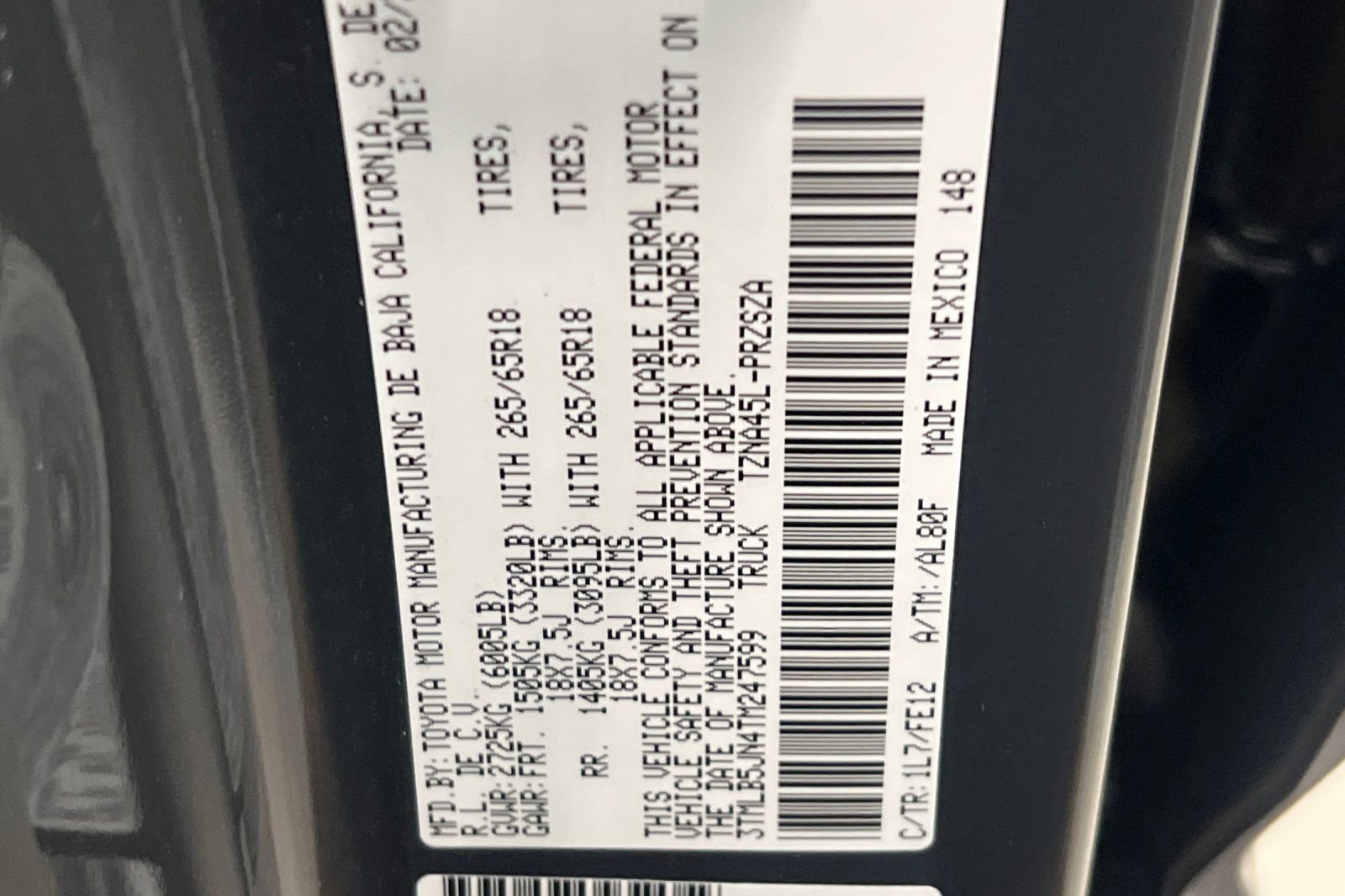 New 2026 Toyota Tacoma TRD Sport image 20