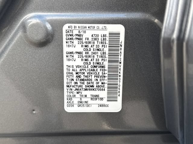 Used 2019 Nissan Rogue SV w/ Premium Package AWD/4WD image 23