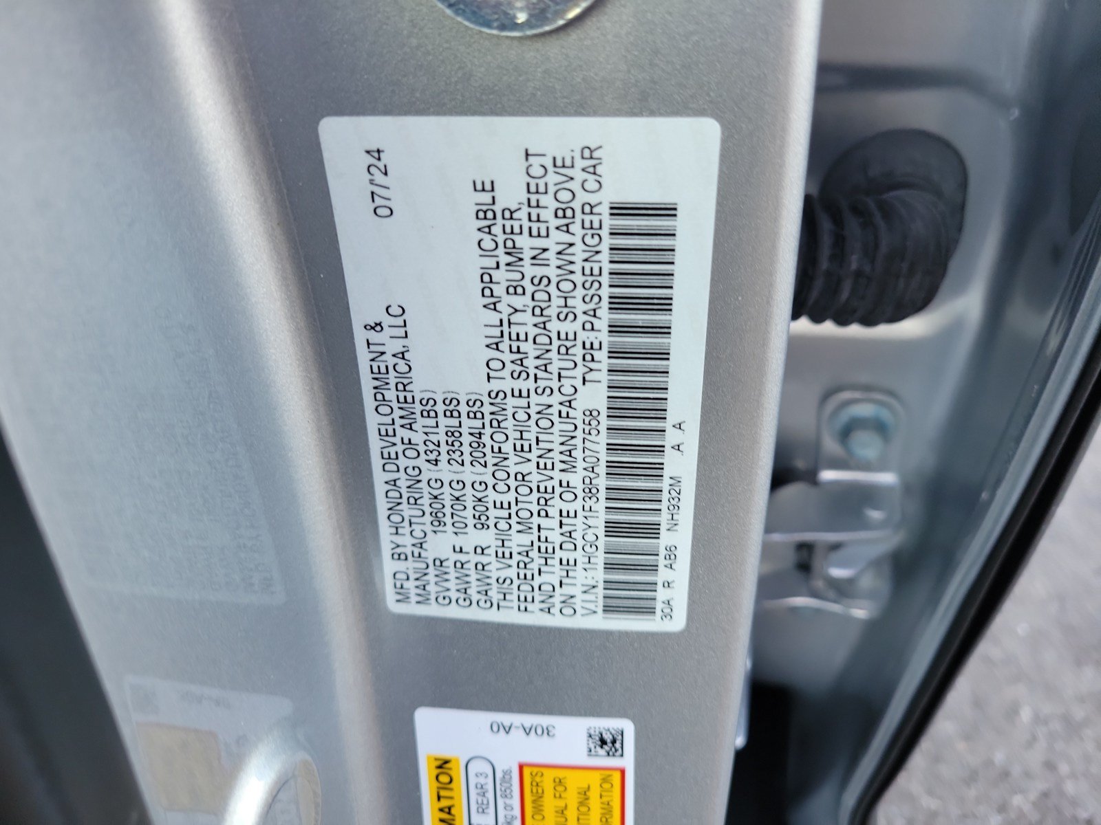 Used 2024 Honda Accord EX image 33
