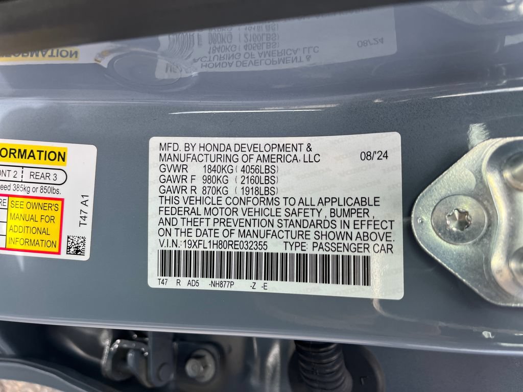 Used 2024 Honda Civic Sport Touring image 30