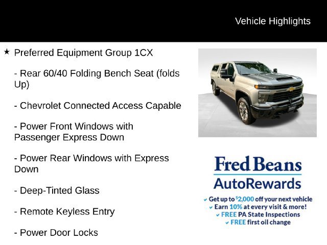 Used 2025 Chevrolet Silverado 2500 Custom w/ Custom Convenience Package AWD/4WD image 10