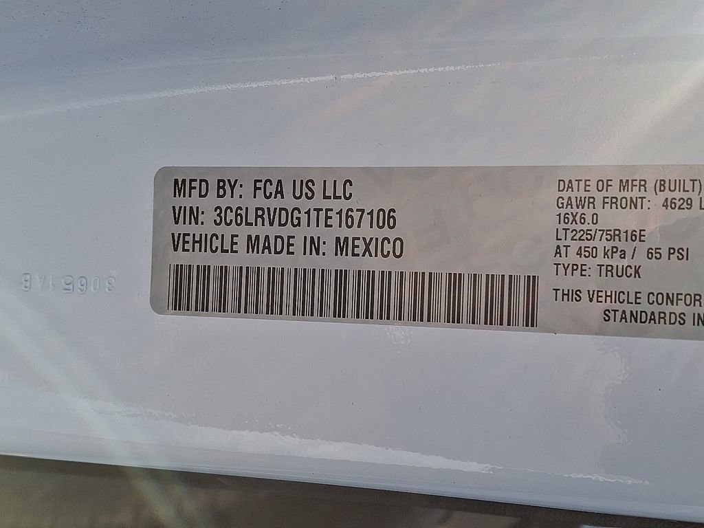 New 2026 RAM ProMaster 2500 w/ Quick Order Package 22G SLT image 18