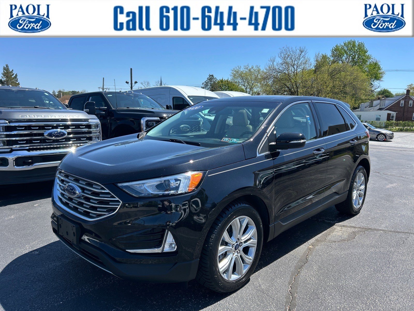 Certified 2020 Ford Edge Titanium w/ Class II Trailer Tow Package AWD/4WD image 1