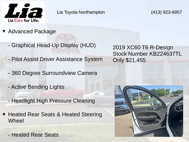 Used 2019 Volvo XC60 T6 R-Design w/ Protection Package Premier AWD/4WD image 7
