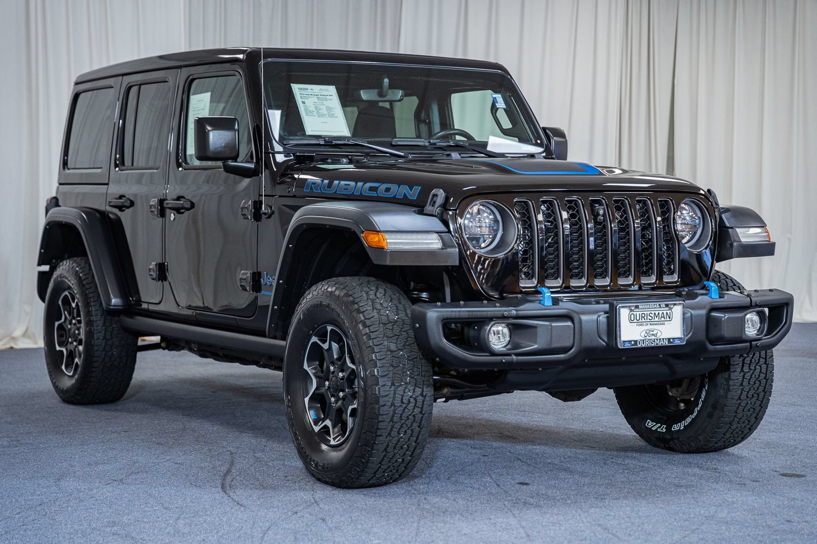 Used 2023 Jeep Wrangler Unlimited Rubicon 4xe w/ Steel Bumper Group AWD/4WD image 1