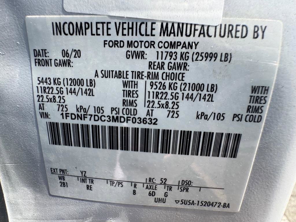 Used 2021 Ford F750 2WD Regular Cab Super Duty image 62