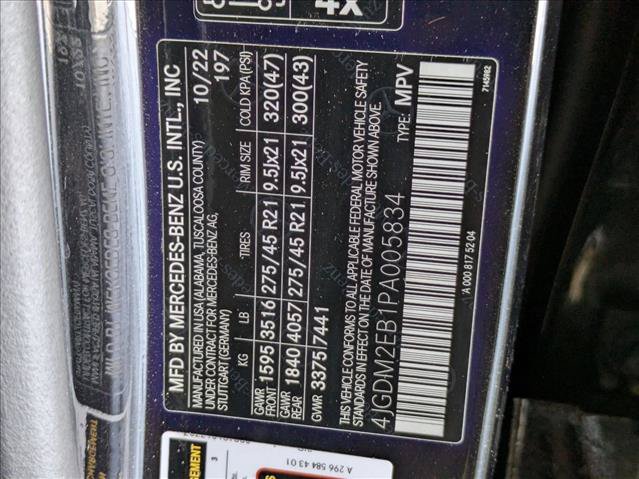 Certified 2023 Mercedes-Benz EQS 450+ 4MATIC SUV image 27
