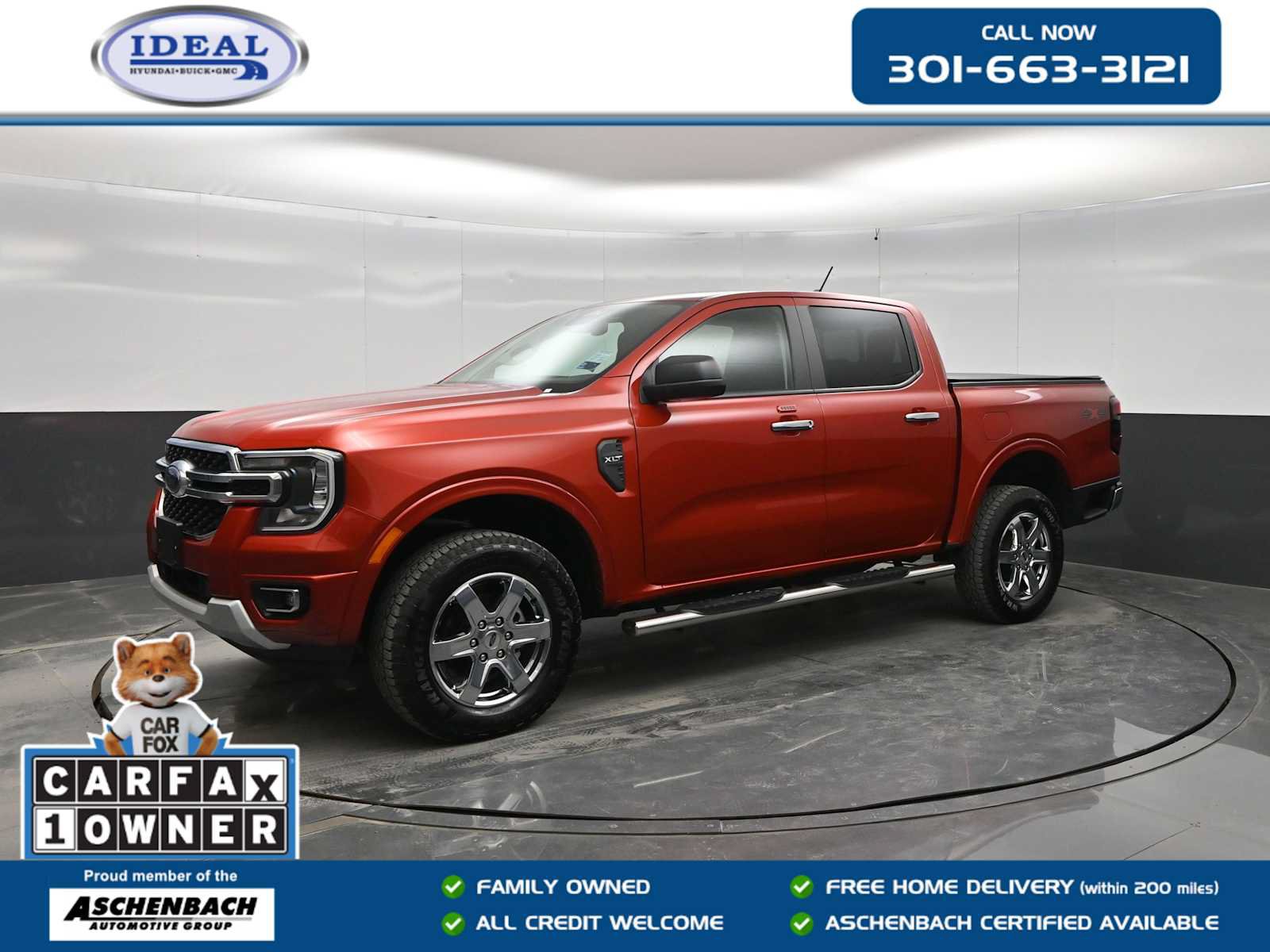 Used 2024 Ford Ranger XLT w/ Equipment Group 301A High