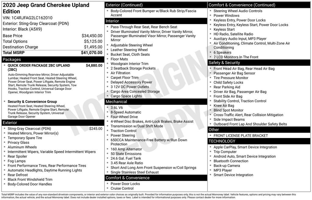 Used 2020 Jeep Grand Cherokee Laredo image 29