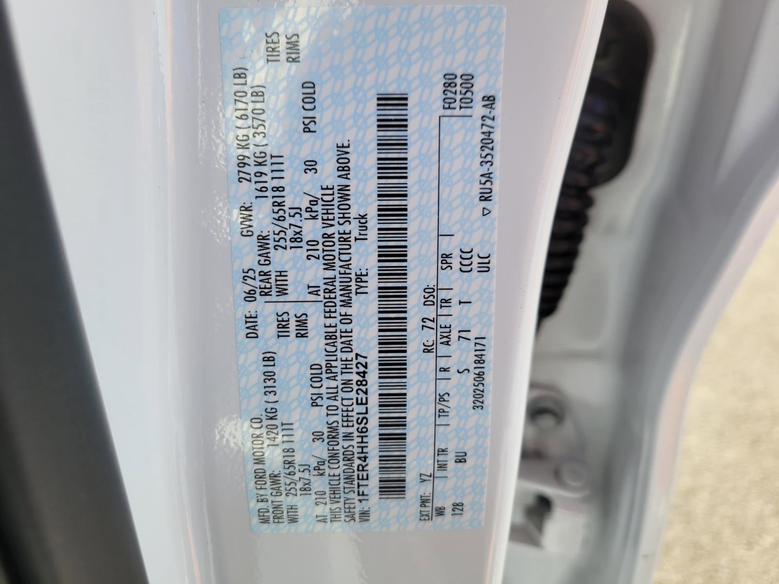 Used 2025 Ford Ranger XLT w/ Equipment Group 301A High image 29