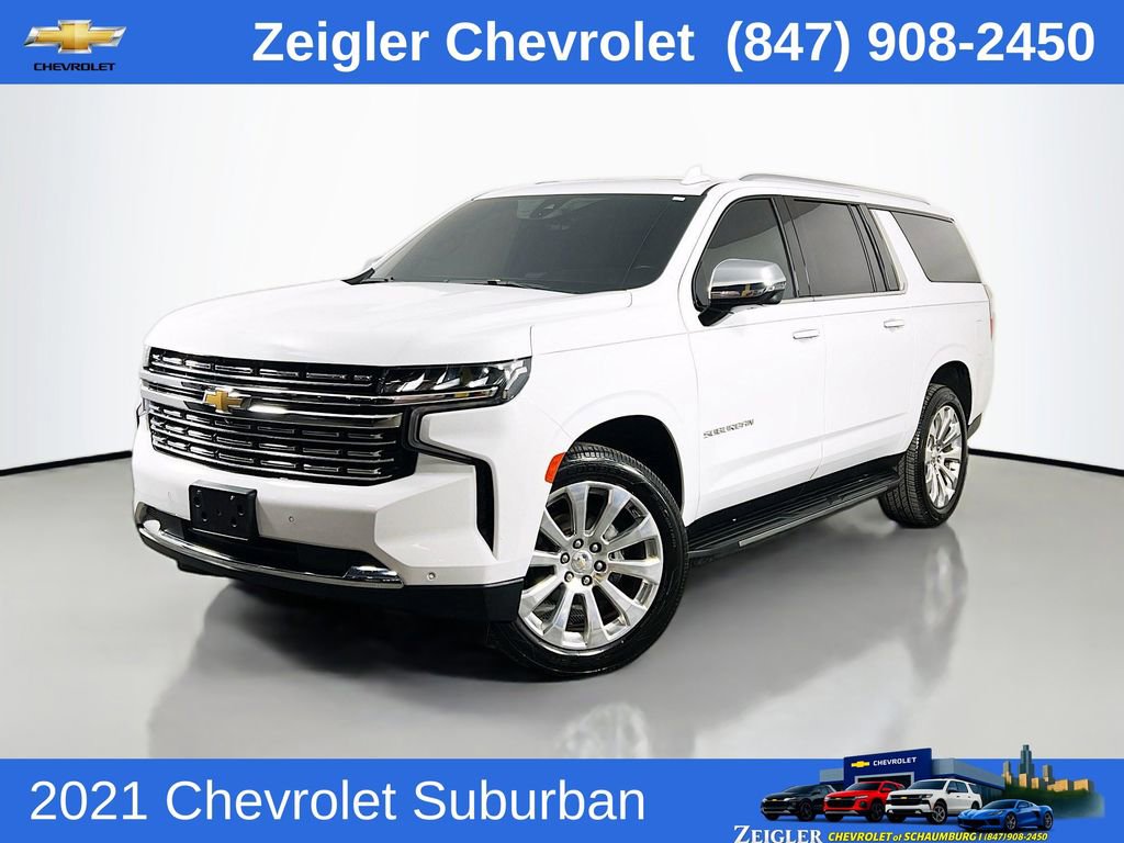 Used 2021 Chevrolet Suburban Premier w/ Premium Package AWD/4WD image 1