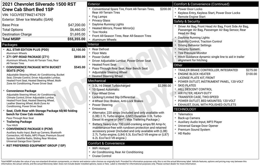 Used 2021 Chevrolet Silverado 1500 RST w/ All Star Edition Plus image 4