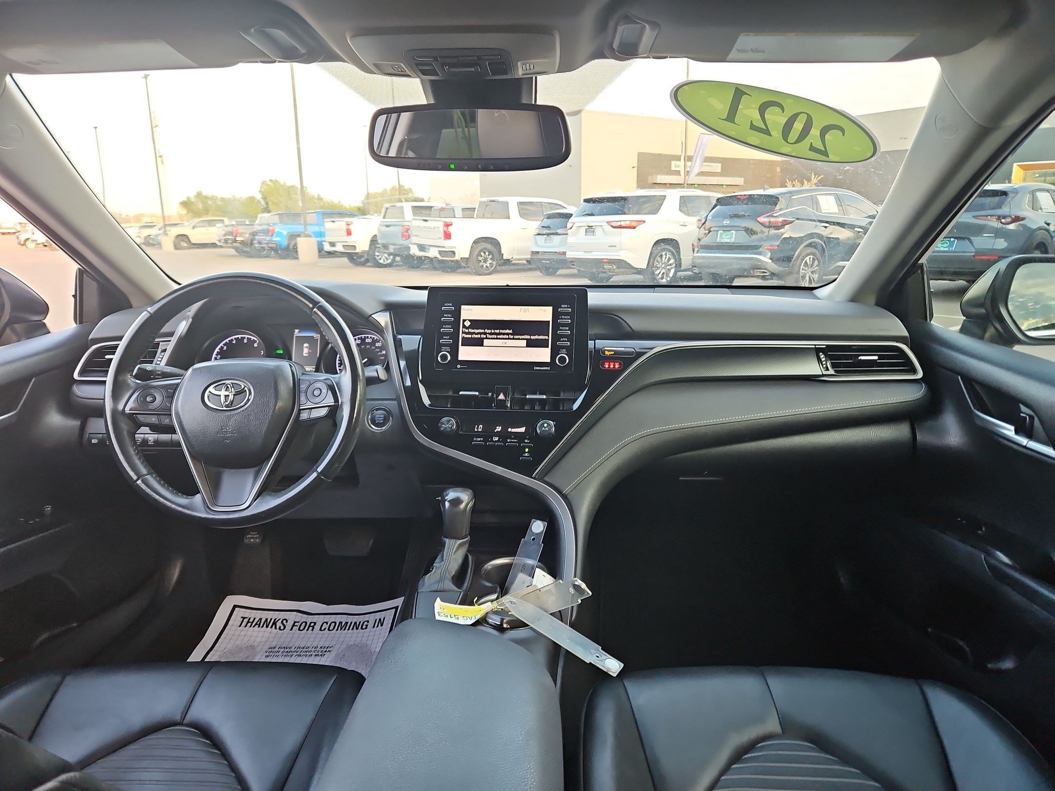 Used 2021 Toyota Camry SE w/ Convenience Package FWD image 26