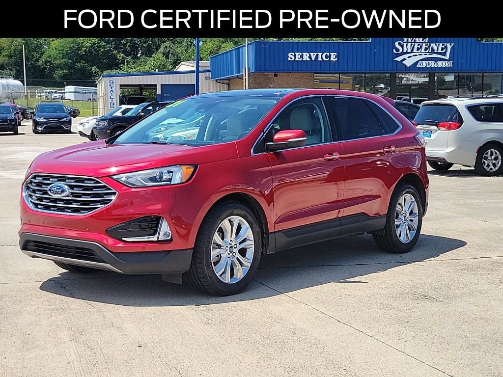 Certified 2021 Ford Edge Titanium AWD/4WD image 2