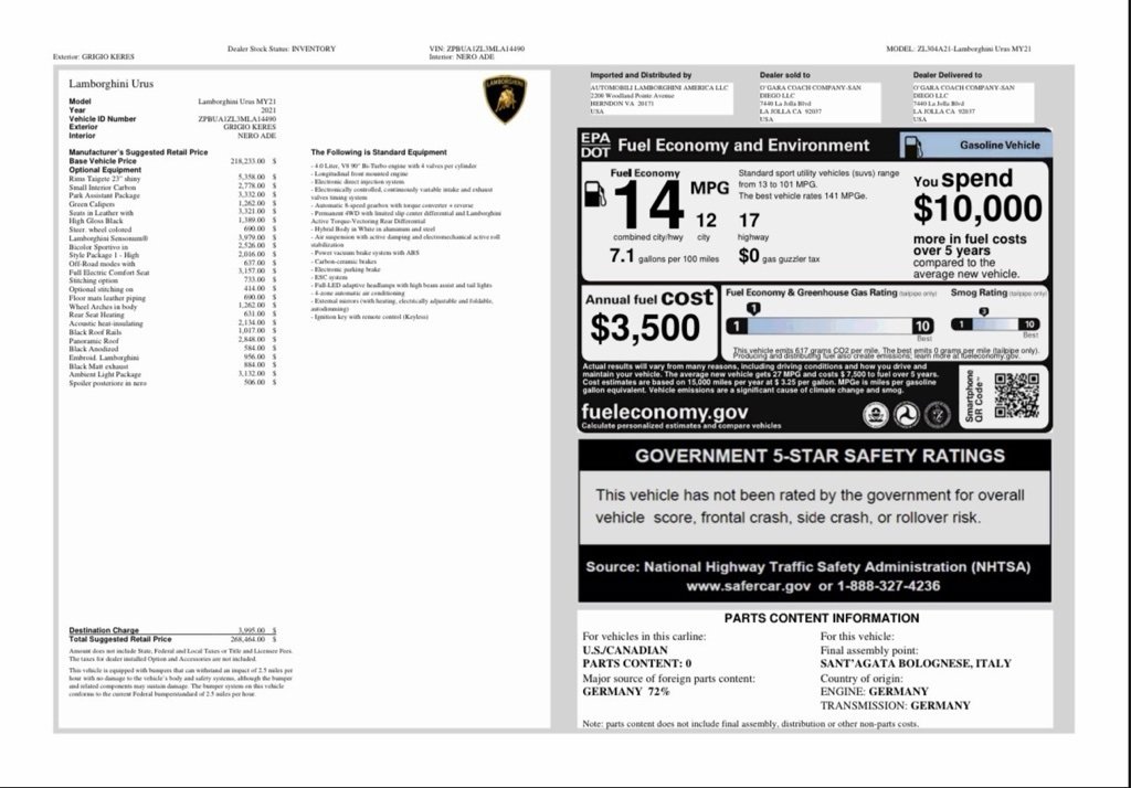 Used 2021 Lamborghini Urus image 33