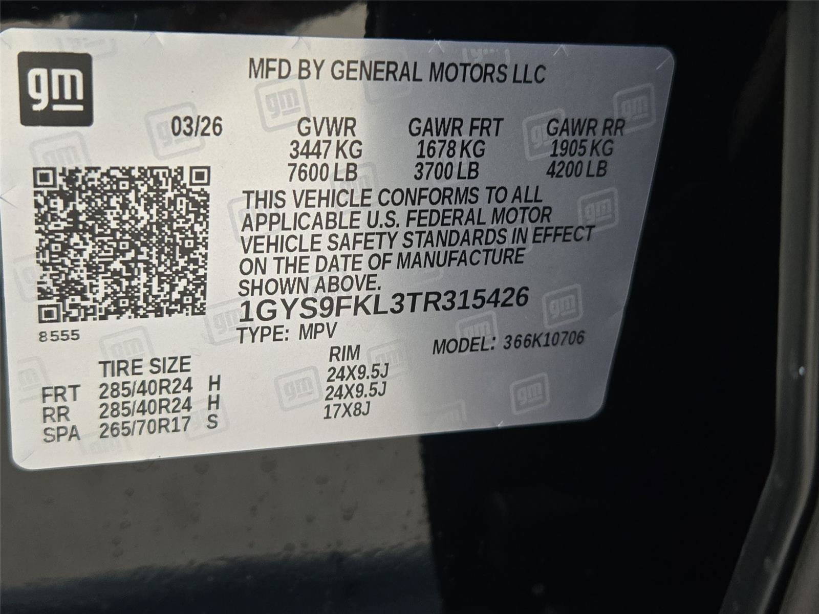 New 2026 Cadillac Escalade Sport w/ Touring Package AWD/4WD image 34