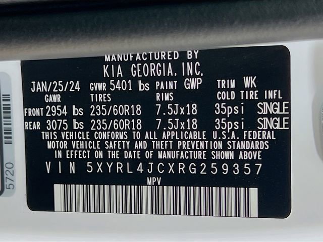 Used 2024 Kia Sorento S w/ Panoramic Sunroof Package image 35