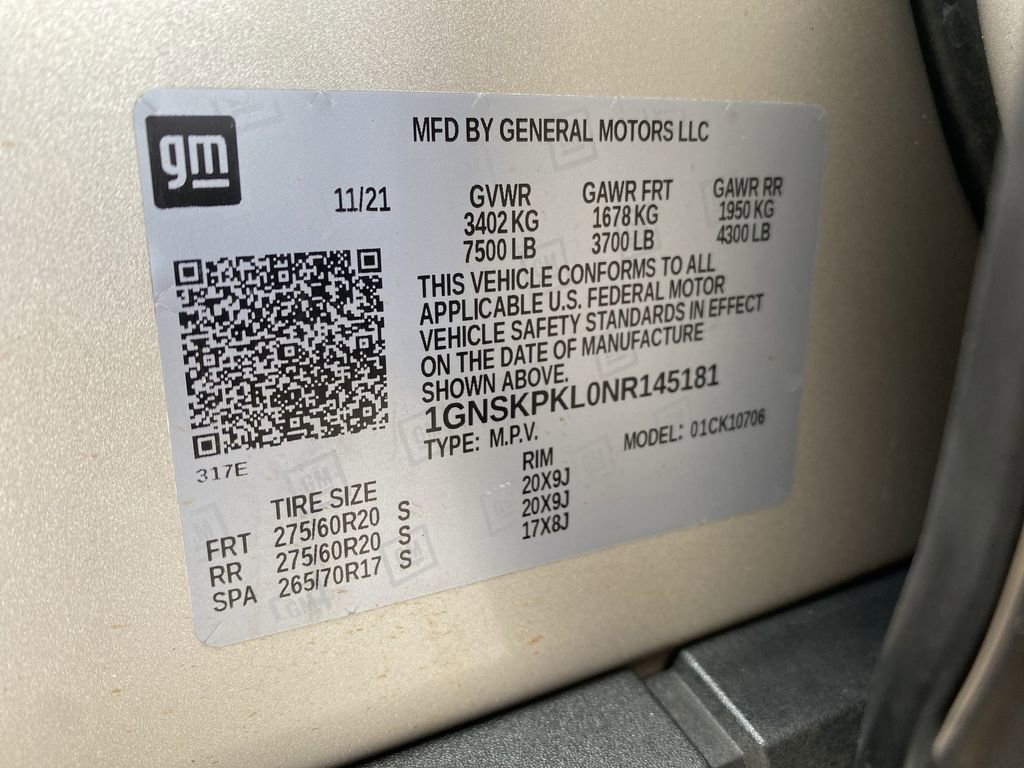 Used 2022 Chevrolet Tahoe Z71 w/ Z71 Off-Road Package image 35