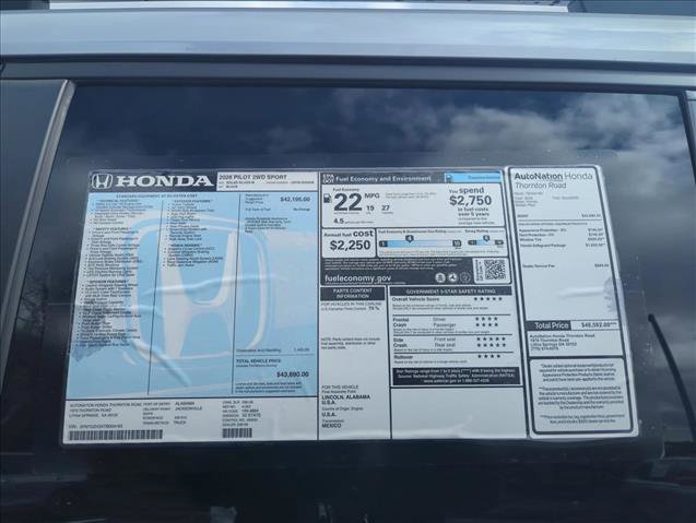 New 2026 Honda Pilot Sport image 22