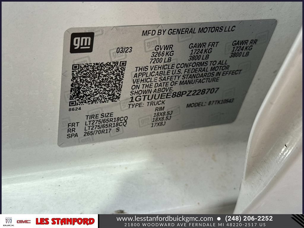 Certified 2023 GMC Sierra 1500 AT4 w/ AT4 Preferred Package AWD/4WD image 19