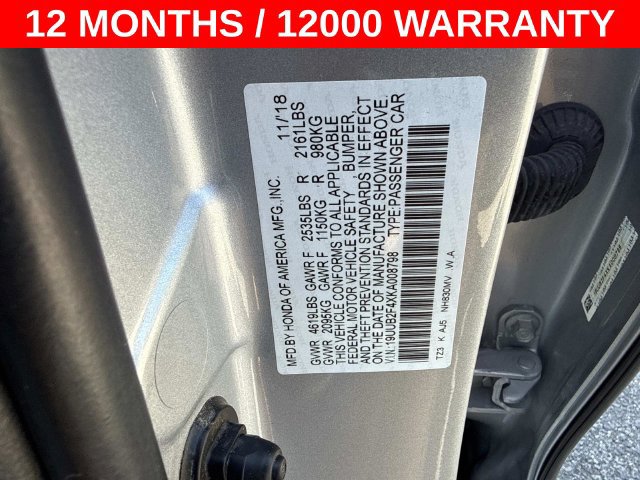 Used 2019 Acura TLX w/ Technology Package FWD image 30