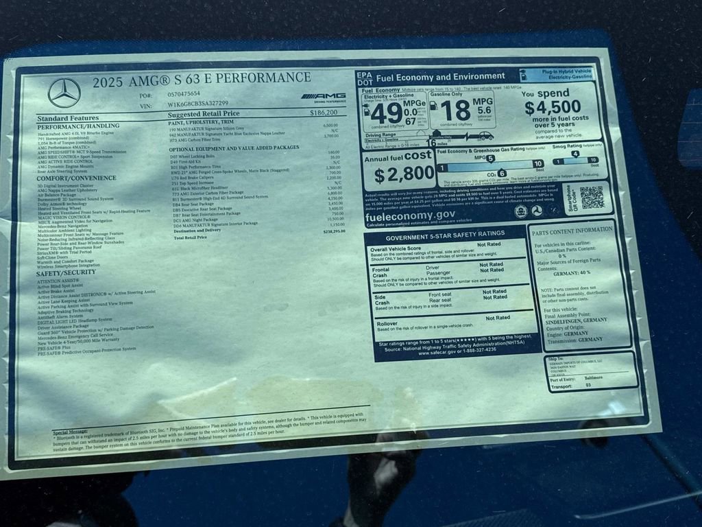 New 2025 Mercedes-Benz S 63 AMG S image 9