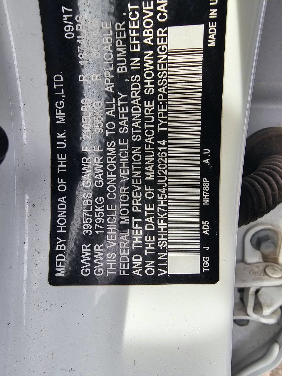 Used 2018 Honda Civic EX image 10