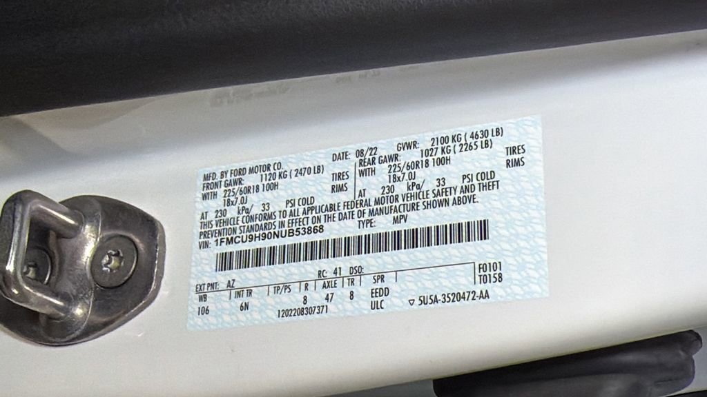 Used 2022 Ford Escape SEL image 35