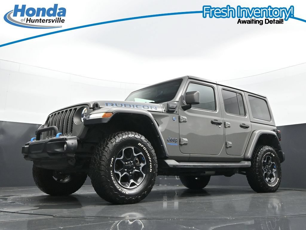 Used 2022 Jeep Wrangler Unlimited Rubicon 4xe w/ Steel Bumper Group AWD/4WD image 34