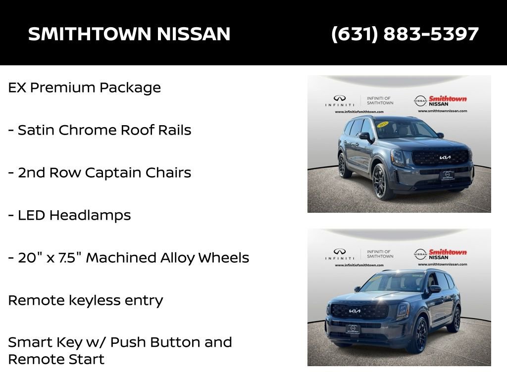 Used 2022 Kia Telluride EX w/ EX Premium Package image 12