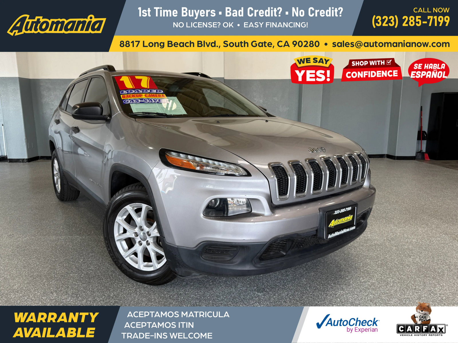 Used 2017 Jeep Cherokee Sport