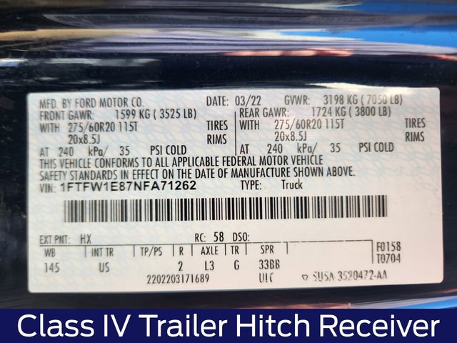 Certified 2022 Ford F150 XLT w/ Equipment Group 302A High image 27